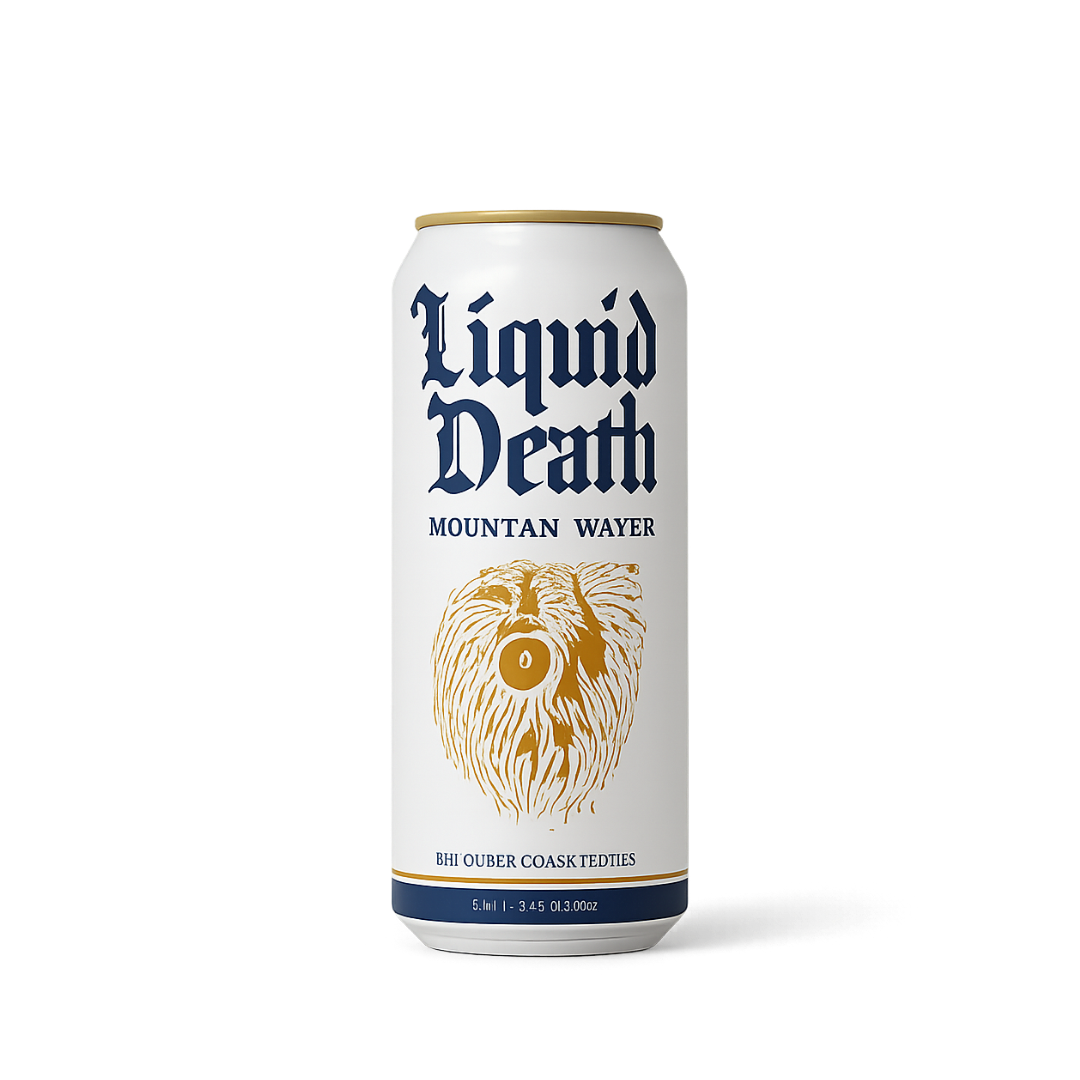 Liquid Death Mountain Water product shot